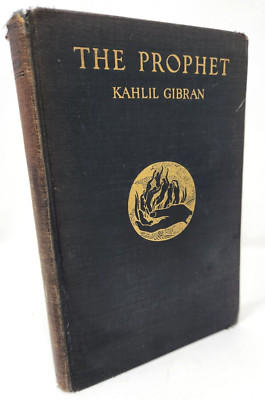 Kahlil Gibran - The Prophet - 1923 1st Edition, January 1925 4th Printing - RARE