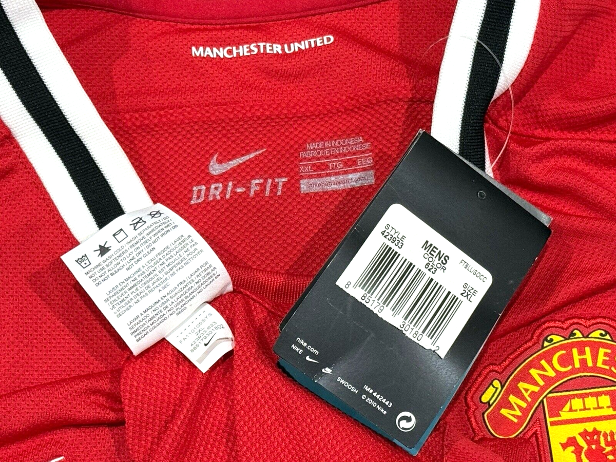 2011/12 Manchester United Home Jersey #13 J. S. PARK 2XL Nike Long