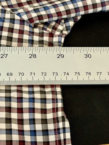 J. HILBURN Non Iron Long Sleeve Custom Shirt Mens 4XL Multicolor Check Office - Picture 14 of 16