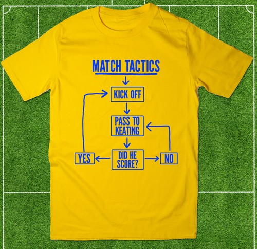 Camiseta de fútbol americano Match Tactics, Pass to Keating - Divertida Torquay United FC - Imagen 2 de 4