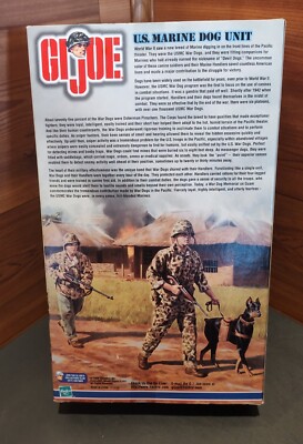 NIB SEALED GI JOE® MARINE DOG UNIT WAR DOGS ACTION FIGURE