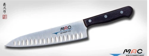 NEW MAC CHEF SERIES 8" CHEF'S KNIFE WITH DIMPLES (TH-80) Molybdenum Steel