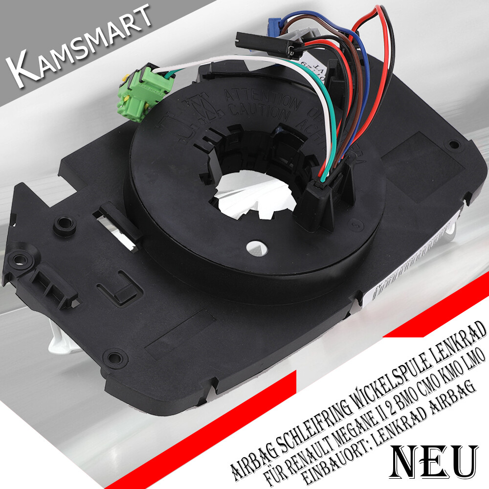 Airbag Twingo 2 Contacteur Tournant Airbag Pour Renault Mégane 2 - Pièce Reconditionnée Testée - Réf. 8200213758 Commutateur Airbag Renault - Foto 3