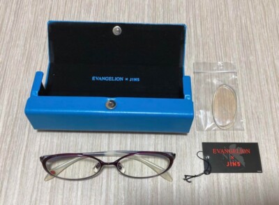 Evangelion JINS collaboration glasses Rei Ayanami model Fashion