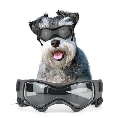 NAMSAN Dog Sunglasses Medium Breed UV Protection Pug Dog Goggles for Small to Me