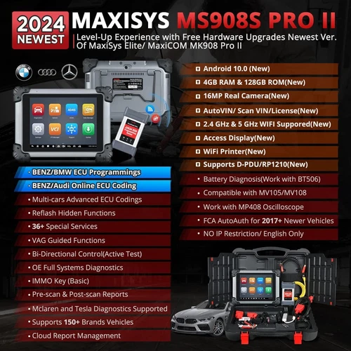 Autel MaxiSYS MS908S PRO II 2025 J2534 programming Scanner Upgraded of MK908 PRO - Picture 2 of 15