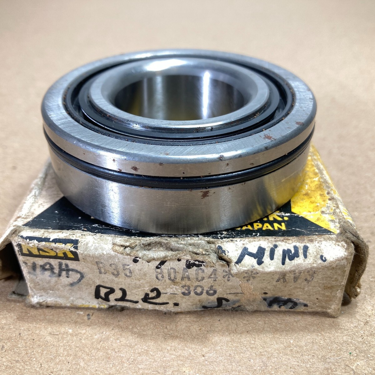 NSK B35-80AC4 Ball Bearings 35 x 72 x 22 mm NOS Japan | eBay