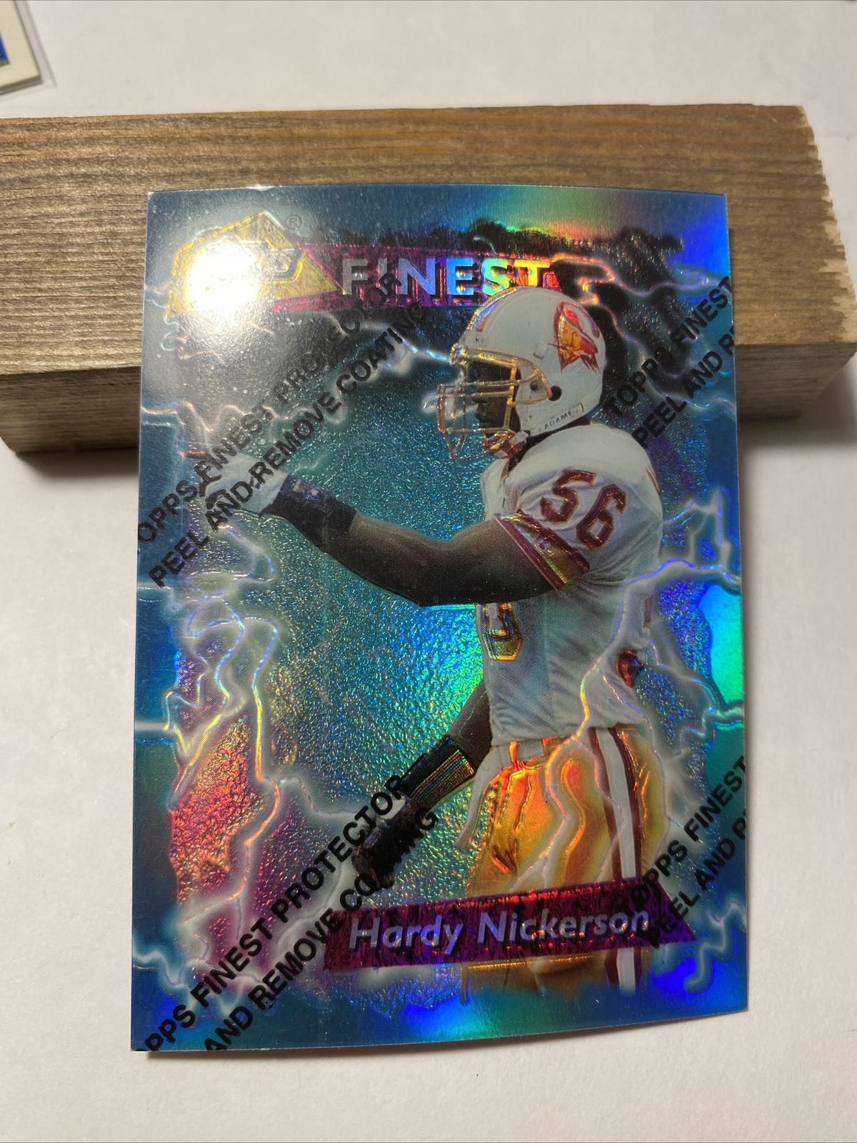 1995 Topps Finest Refractor Hardy Nickerson #151 With Coating