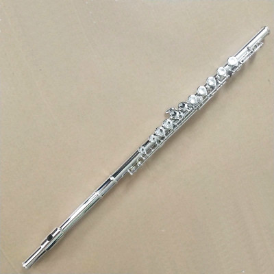 Yamaha Flute 16 Closed Hole E key C Nickel Plating Good Sound