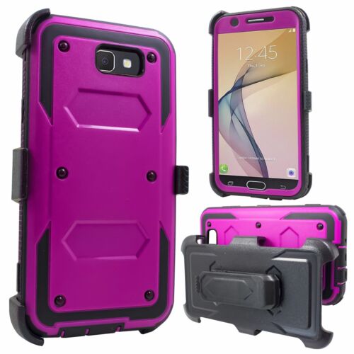 for Samsung Galaxy J7 2017 V J7 PERX Screen Protector Cover Clip Holster Case - Picture 21 of 34