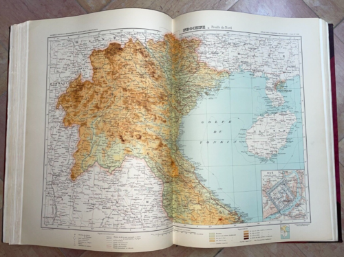 ATLAS DES COLONIES FRANCAISES 1934 G. GRANDIDIER 39 CARTES ELEPHANT FOLIO - Bild 14 von 15