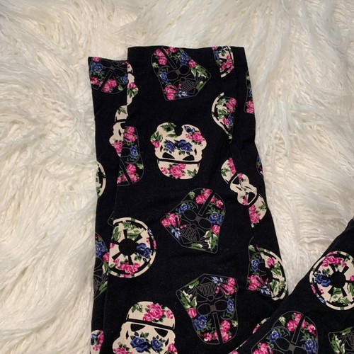 Leggings Storm Trooper Torrid Star Wars neri floreali 4 4xl - Foto 10 di 14