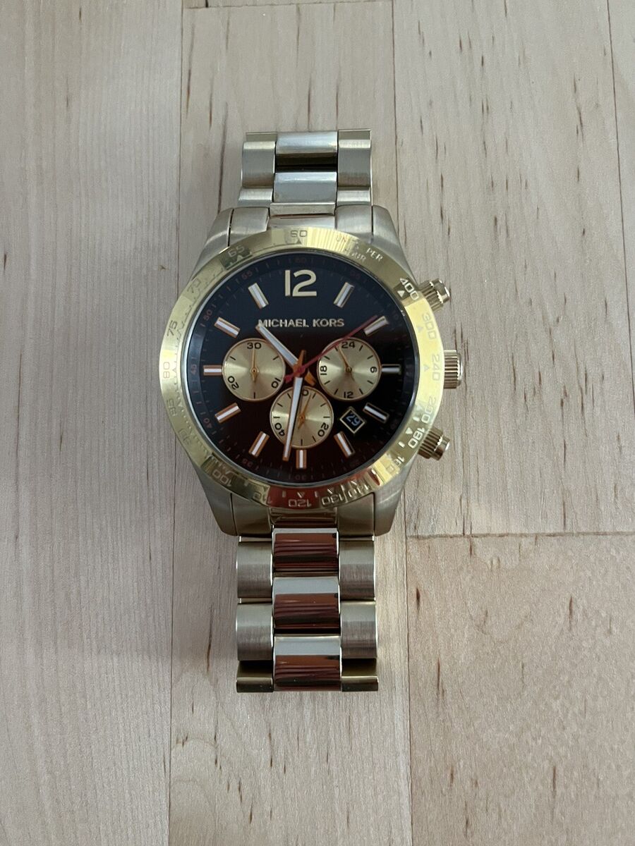 Michael Kors Watch Men's MK-8246/Gold | eBay Michael Kors Watch Men's MK-8246/Gold | eBay