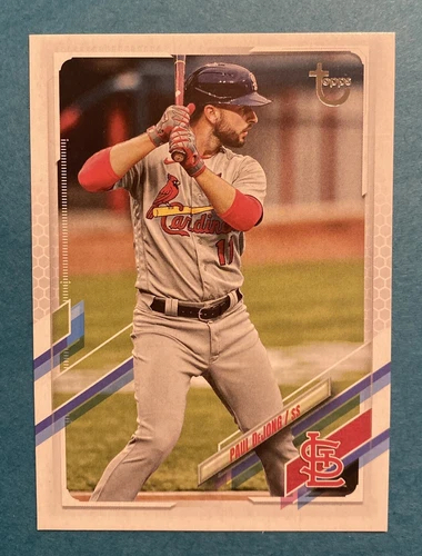 Paul DeJong 2021 Topps Series 1 Vintage Stock Parallel #’d /99 #102 Cardinals