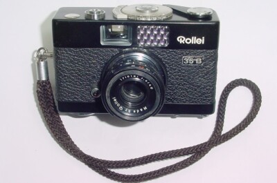 Rollei 35 B 35mm Kompaktkamera 3,5/40 Carl Zeiss Objektiv in schwarz voll funktionsfähig