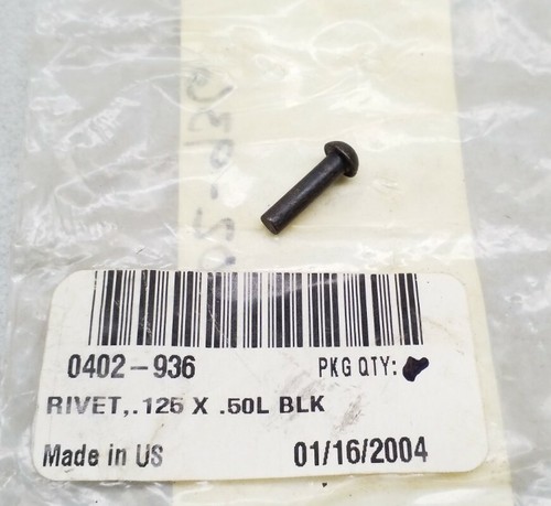 0402-936 Arctic Cat Rivit - .125 X .50L Black Rivet - Qty. 1 piece
