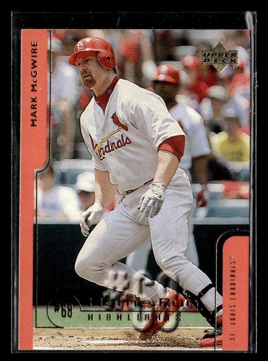 1999 Upper Deck Challengers for 70 #68 Mark McGwire Card St. Louis Cardinals