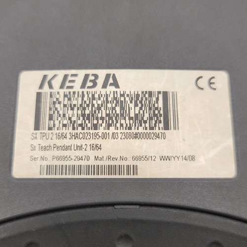 KEBA SX TPU 2 16/64 3HAC023195-001 /03 Robot Teach Pendant, 32Ft Cord - Bild 4 von 11
