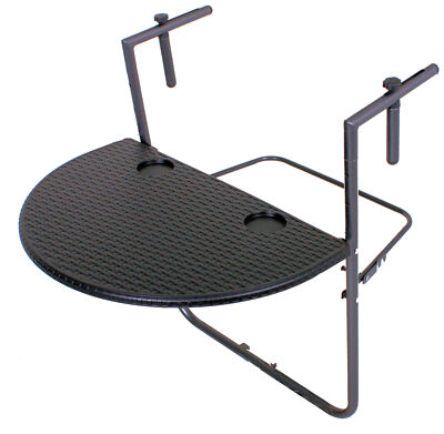 Balkontisch Rattan Optik - 60x43 cm