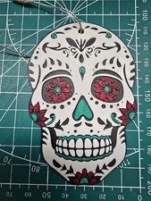 Christmas Ornament Day Of The Dead Sugar Skull