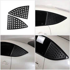 Alloy Quarter Side Rear Window Louver Scoop Cover For Toyota 86/Subaru BRZ 12-20
