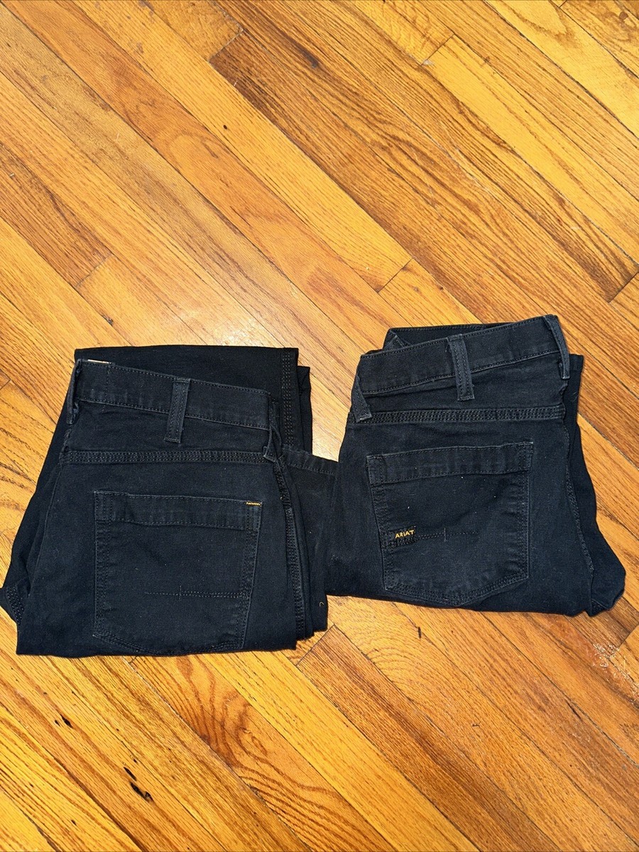 Lot Of Ariat Men's Black Jeans 34/34