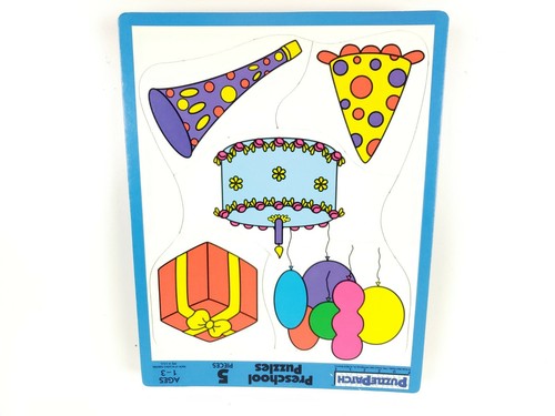 8 Vintage 1992 Puzzle Patch Puzzles 4 & 5 Pieces for ages 1-3 Education - Picture 9 of 10