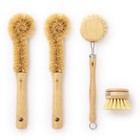PLANT OATH Bamboo Dish Brush Set #19 | Sustainable Gift | Zero Plastic Kitchen
