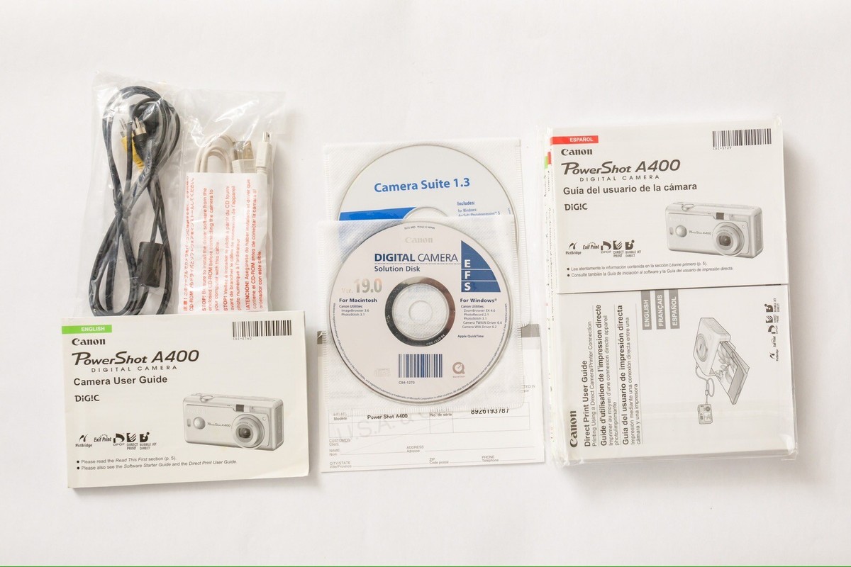 Canon PowerShot A400 DigiCam Compact Digital Camera CCD ORIGINAL