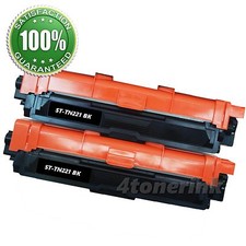 2PK TN-221 TN221 TN-221BK TN 221 Black Toner Cartridge for Brother MFC-9130CW