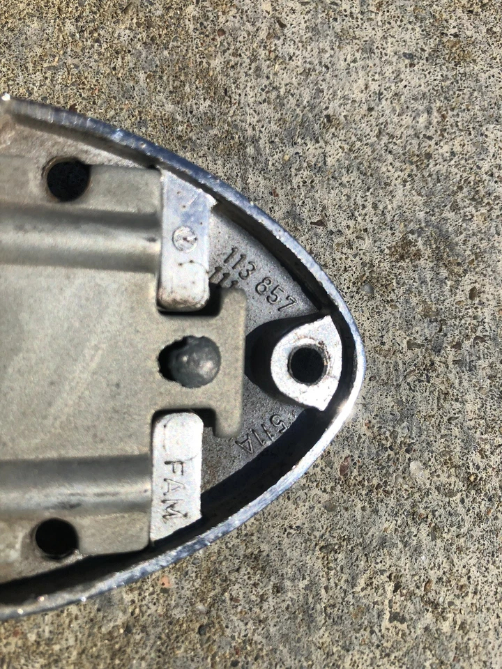 Espejo retrovisor alemán VW Volkswagen Beetle Bug 111857511E 113857511A A-5 Foto 4 de 4