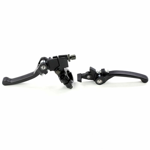Black Pit Dirt Bike Snap Back Brake Clutch Lever 110cc 125cc 140cc 160cc Pitbike - Picture 7 of 12