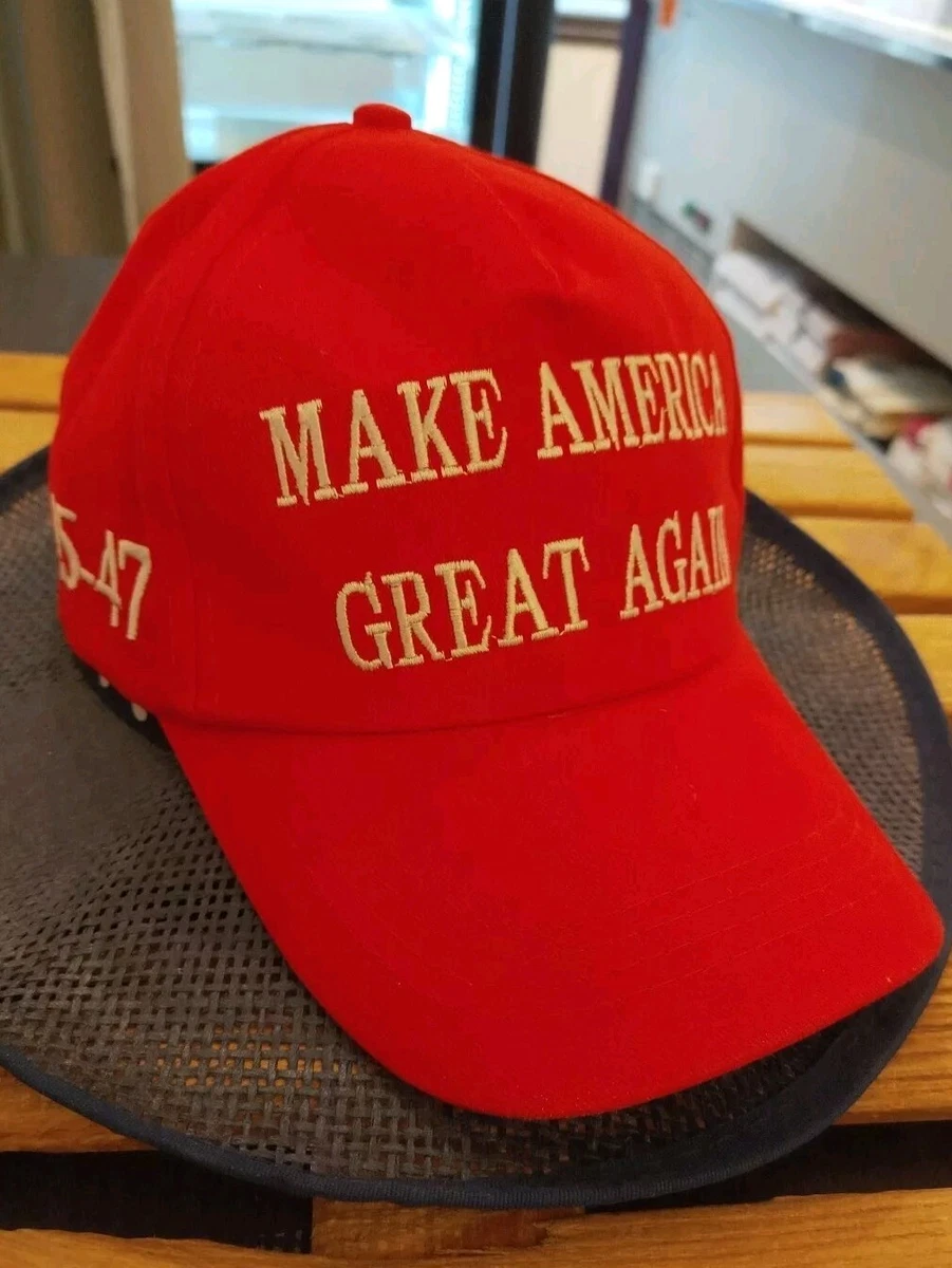 Donald Trump Signature Offizielle Bestickte Rote Kappe Aus 100