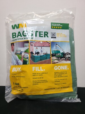 Bagster 3CUYD Dumpster In A Bag New