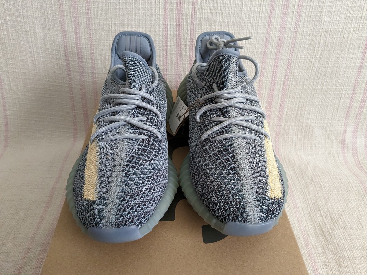 adidas Yeezy Boost 350 V2 Ash Blue Grey Ice GY7657 Men's Shoe Size