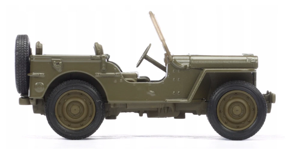 1941 Jeep Willys American Military Car Model Diecast Toy 1:34-1:39 Scale Welly - Image 3 of 4
