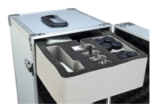 Aluminum Microscope Carrying Case M82, M834, M824, M834 17.5" x 11.25 x 14.125 - Picture 5 of 7