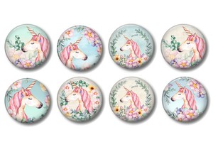 Set Of 8 Unicorn Girls Nursery Dresser Drawer Knobs Pulls Ebay