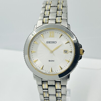Seiko Men's Le Grand Sport Two Tone Steel Sapphire Crystal 36mm