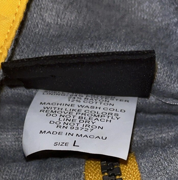 Chaqueta Ouray con Capucha Para Hombre WVU West Virginia Mountaineers Talla L De Colección Foto 3 de 4