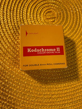 Vintage Kodachrome II Color Movie Film for Double 8mm Roll Cameras