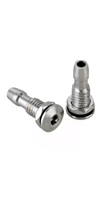 Aluminiumlegierung Wasserauslässe M6 Gewinde L20xT9mm silber für RC Boot