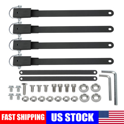 For Kawasaki Teryx KRX1000 Flip Up Seat Kit Quick Pin Removal For 12MM Bolt Head