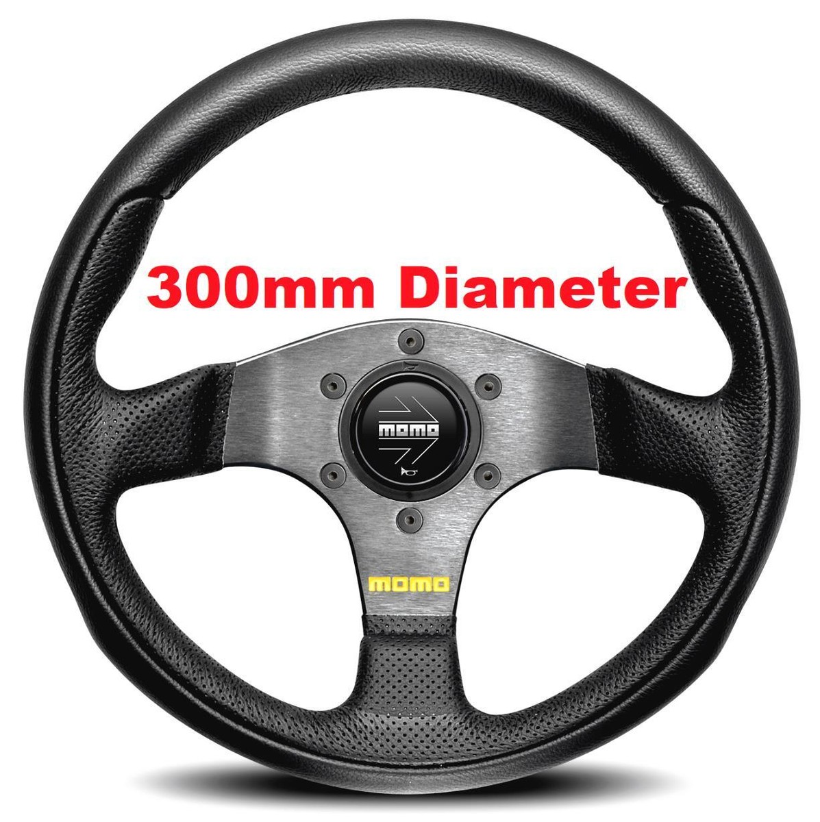 パーツ momo team 300mm MOMO Team 300mm Steering Wheel - Revspeed Automotive