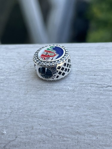 Pandora Exclusive Lancaster County Pennsylvania Double Sided button Charm - Picture 4 of 6