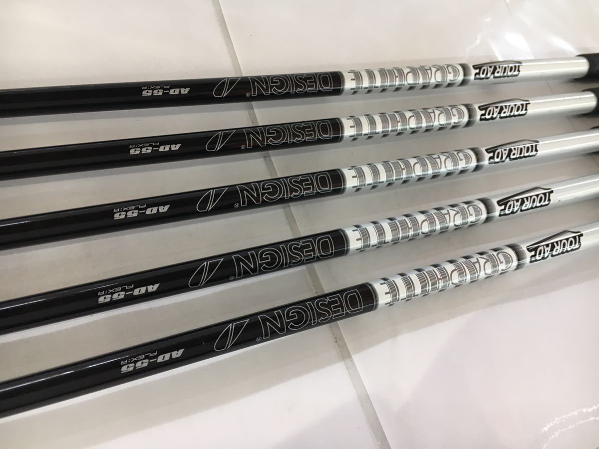 Golf Iron Set Ping G410 Dot Color Black Tour AD AD-55 (R