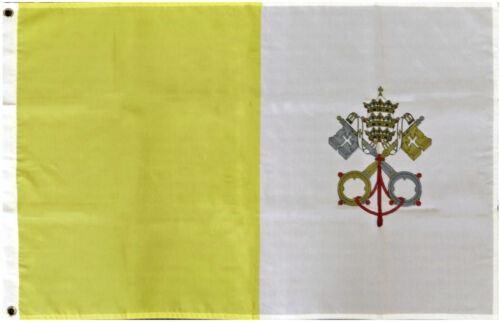 2x3 drapeau de la Cité du Vatican Saint-Siège État pontifical pape Rome Italie Église catholique romaine - Photo 1 sur 1