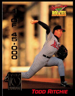 Todd Ritchie 1994 Signature Rookies #17 /45000