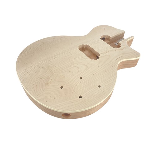 DIY Electric Guitar Body Replacement LP Style Set In Mahogany Maple Glue bonding - Picture 10 of 19