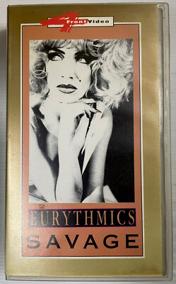 Eurythmics Savage VHS Video Cassette Tape PAL E 1988 Clear Small Box